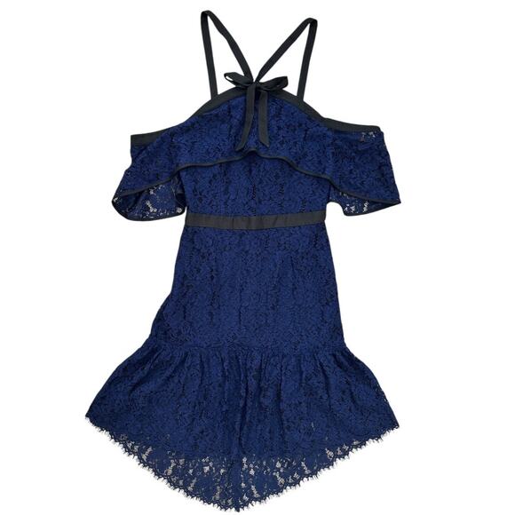 NWT Adelyn Rae Tracy Halter Sheath Dress In Midnight - Picture 2 of 7